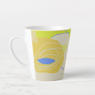 Organic, fruit like design latte mug