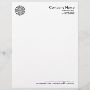 Organic Geometry 013 Customised Letterhead