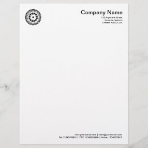 Organic Geometry 09 Customised Letterhead