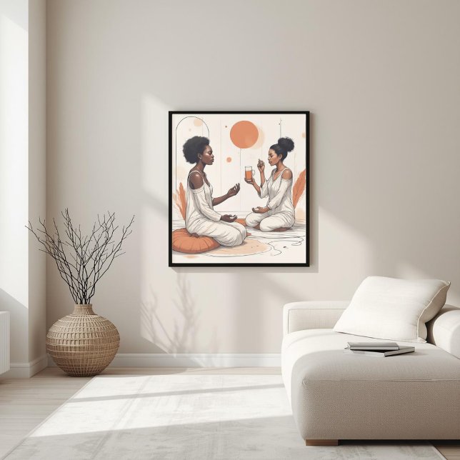 Organic Geometry – Modern Nature Fusion III Poster (Creator Uploaded)