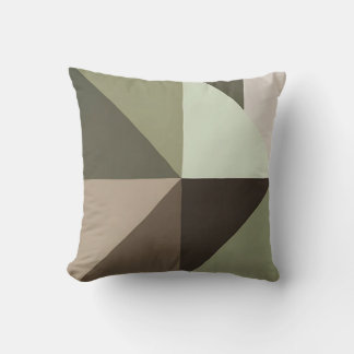 Organic Geometry Throw Pillow