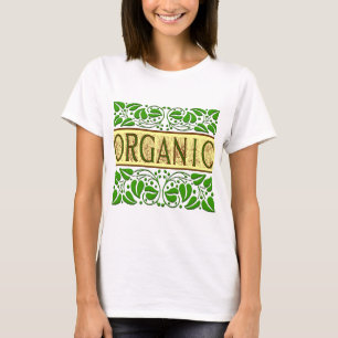 Organic Green Slogan T-shirt