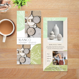 Organic Greens Creative Marketing Rack Card