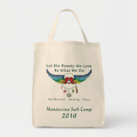 Organic Grocery Tote - Mendocino Sufi Camp 2010