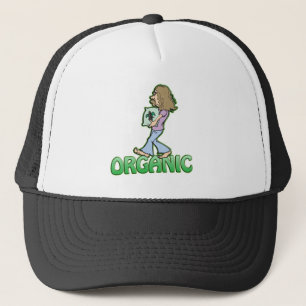 ORGANIC hippie with organic food Trucker Hat