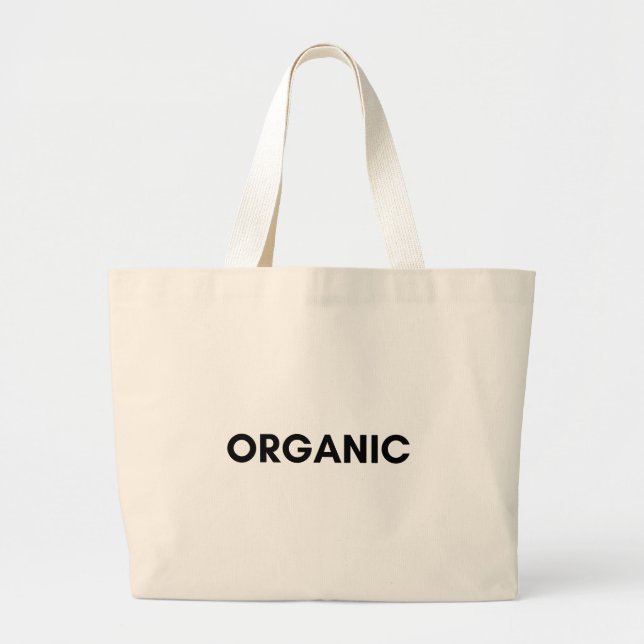organic large tote bag (Front)