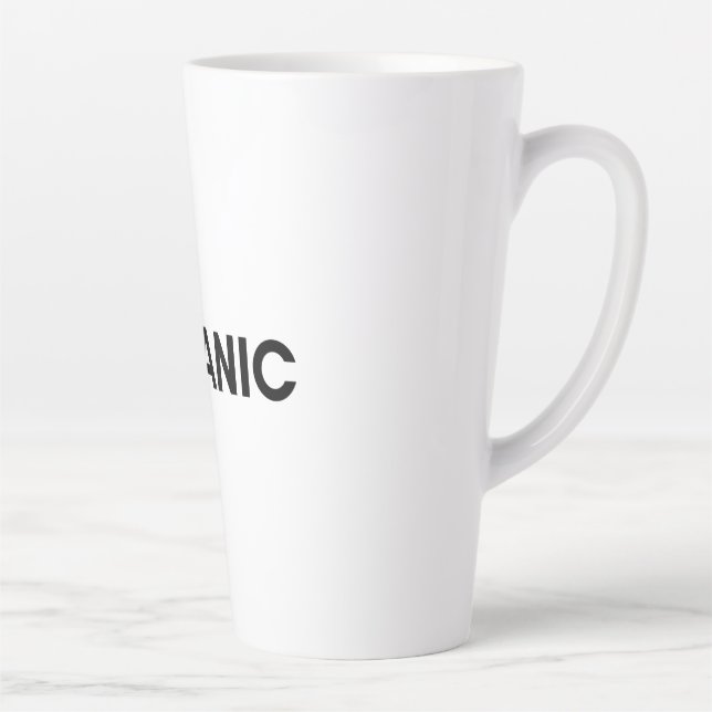 organic latte mug (Right)