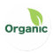 organic leaf  small sticker