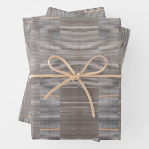 Organic look design Gift Wrap Set of 3 HAMbyWG