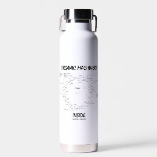 Organic Machinery Inside Krebs Cycle Geek Humour Water Bottle