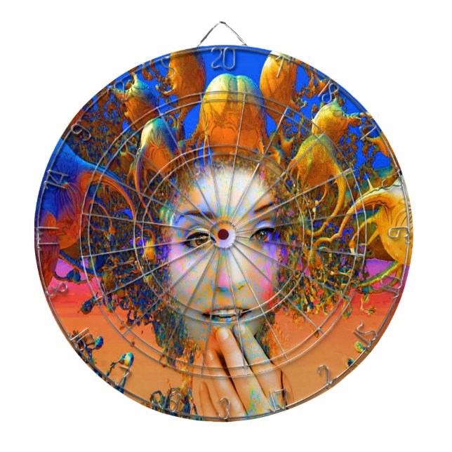 Organic Medusa Dartboard (Front)