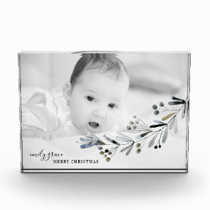 Organic Natural Christmas Holiday Photo Block
