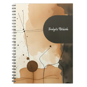 Organic Neutral Flow Composition Notebook
