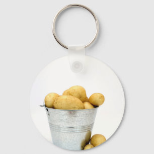 Organic new potatoes key ring