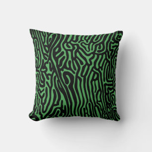 organic pattern abstract background texture nature cushion