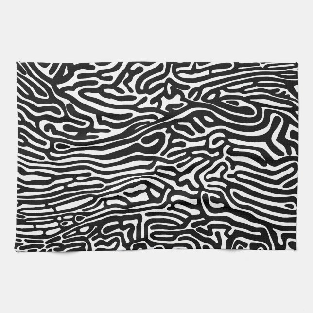 organic pattern abstract background texture nature tea towel (Horizontal)