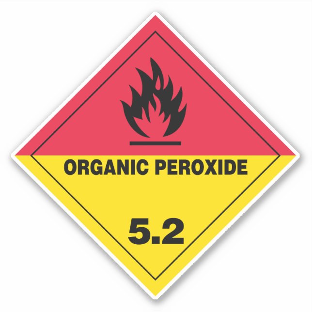Organic Peroxide 5.2 Label (Front)