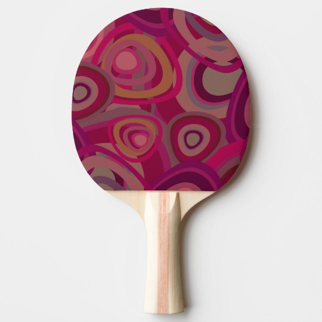 Organic pink ping pong paddle (Front)