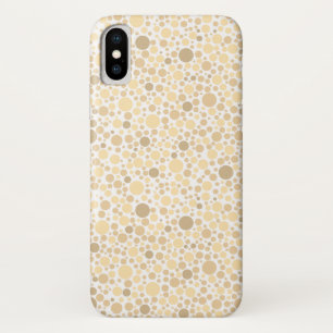 organic polka dot patterns iPhone x case