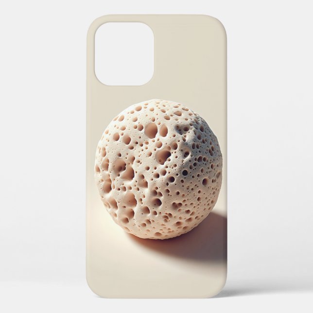 Organic Porous Sphere Sculpture - Modern Aesthetic Case-Mate iPhone Case (Back)