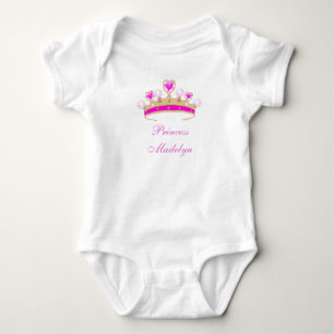 Organic Princess Madelyn, Crown Baby Tee, Add Name Bodysuit