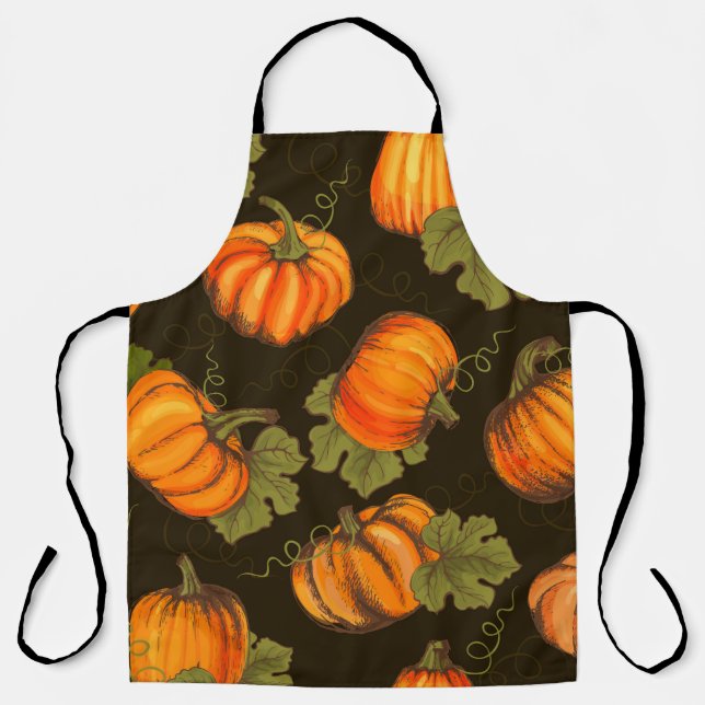 Organic Pumpkins: Farm to Table Apron (Front)