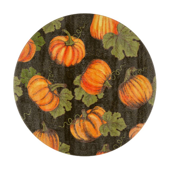 Organic Pumpkins: Farm to Table Cutting Board (Front)