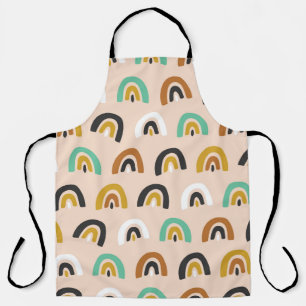 Organic Rainbow Stripe Vintage Apron
