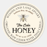 Organic Raw Fire Cider Honey Thai Chilli Queen Bee
