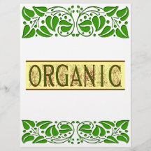 Organic Saying Flyer Template