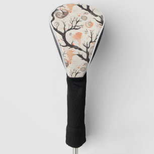 Organic Seashell Coral Starfish Peach Ivory Golf Head Cover