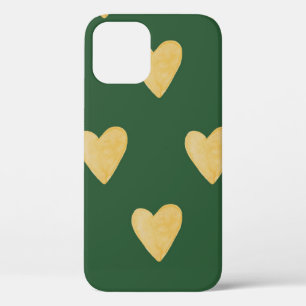 Organic shapes naive pattern. Abstract watercolor iPhone 12 Case