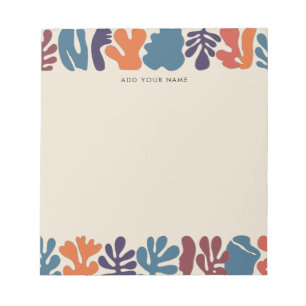 Organic Shapes Notepad
