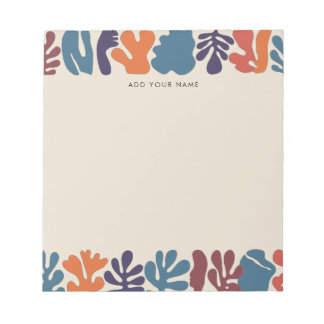 Organic Shapes Notepad