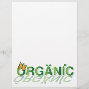 Organic sign flyer