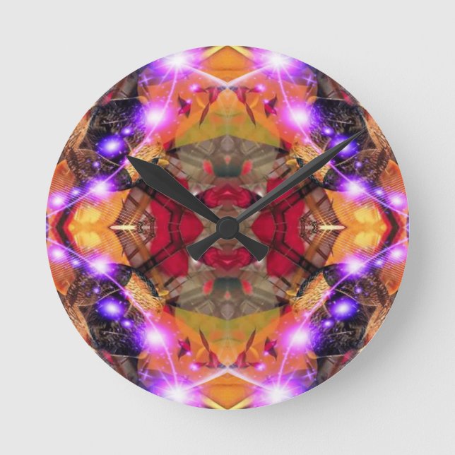 Organic Star Round Clock (Front)