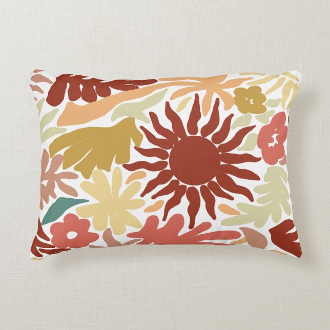 ORGANIC SUN  DECORATIVE CUSHION (Front)