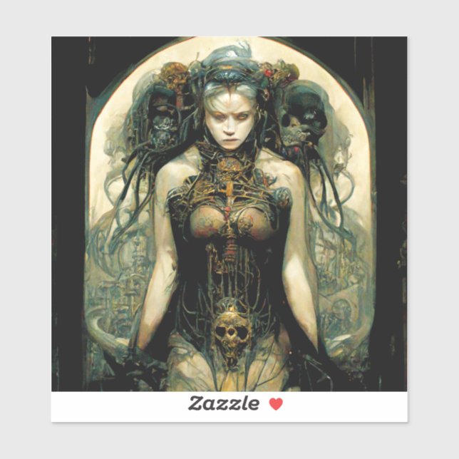 Organic Tech Woman Fantasy Sci-Fi (Sheet)