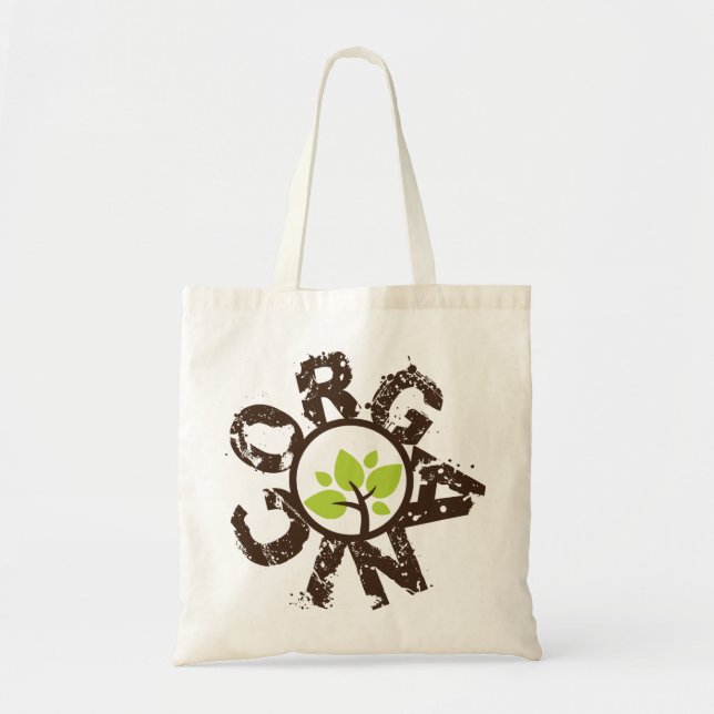 Organic Tree Organic Planet Reusable Canvas Bags (Front)