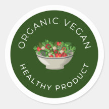 Organic vegan, healthy food