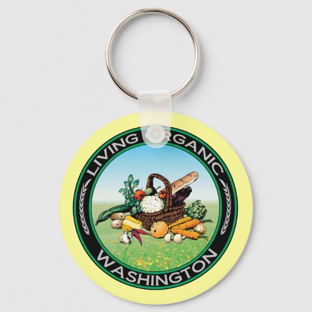 Organic Washington Key Ring (Front)