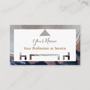 Organic wood for interior design and furniture! business card