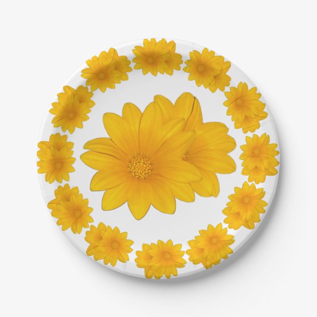 Organic Yellow, Paper Plate (Front)