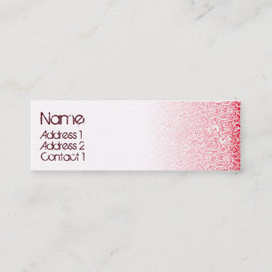 ORGANICS red Mini Business Card