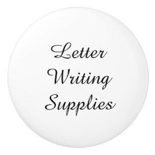 Organisation Decor, letter writing supplies Ceramic Knob