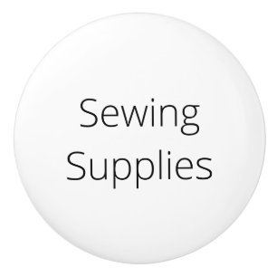Organisation Decor, Sewing Supplies Ceramic Knob
