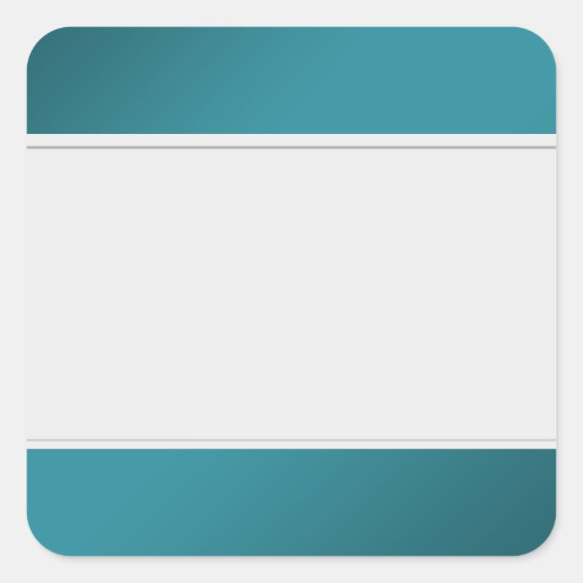 Organise Clean Labels One Colour Teal (Front)