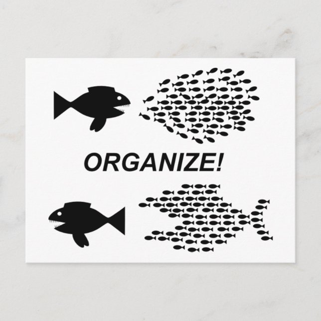 Organise postcard (Front)