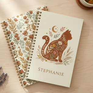 Organised Botanical Feline Mum Planner