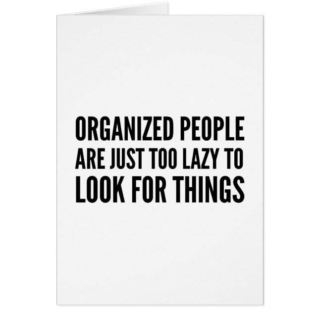 Organised People (Front)